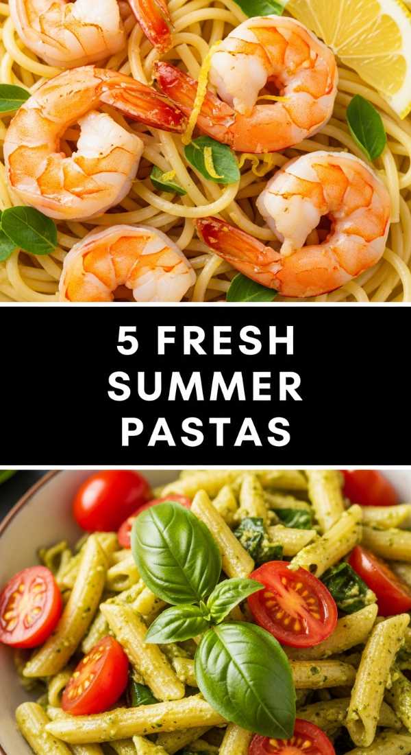 5 Fresh Summer Pasta Recipes For Busy Nights Step By Step Guide 6a045b618834e
