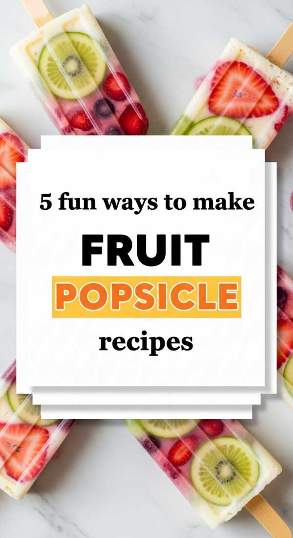 5 Fun Ways To Make Fruit Popsicle Recipes 6a06cbce4af6c