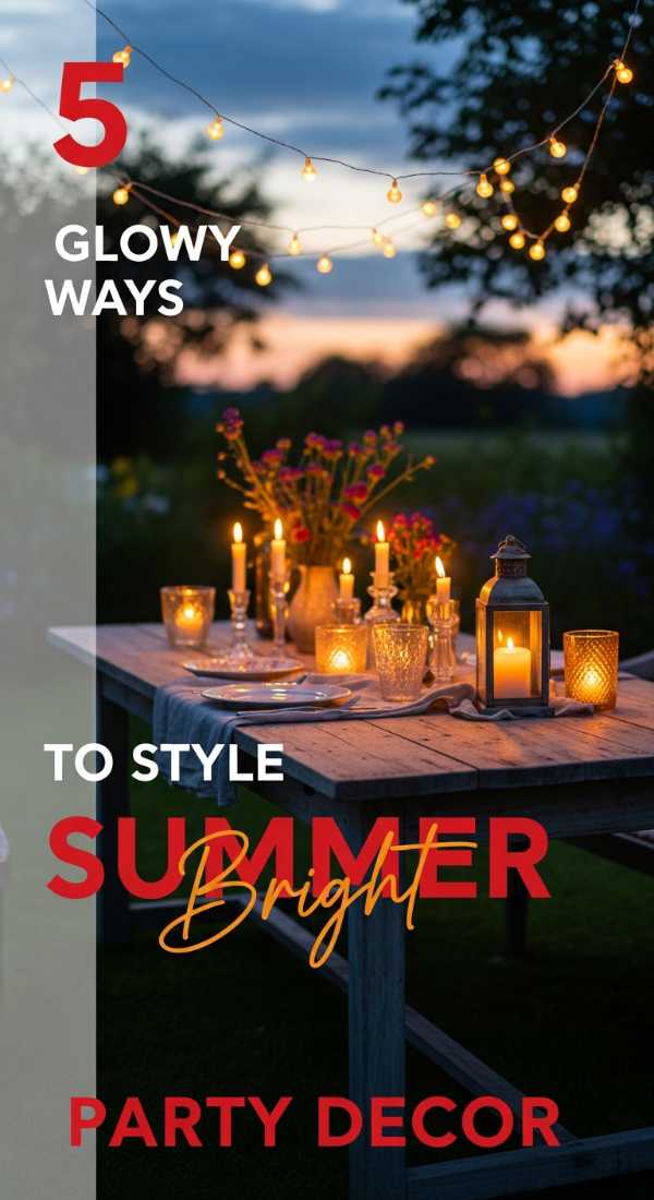 5 Glowy Ways To Style Summer Party Decorations 6a02130b49d84