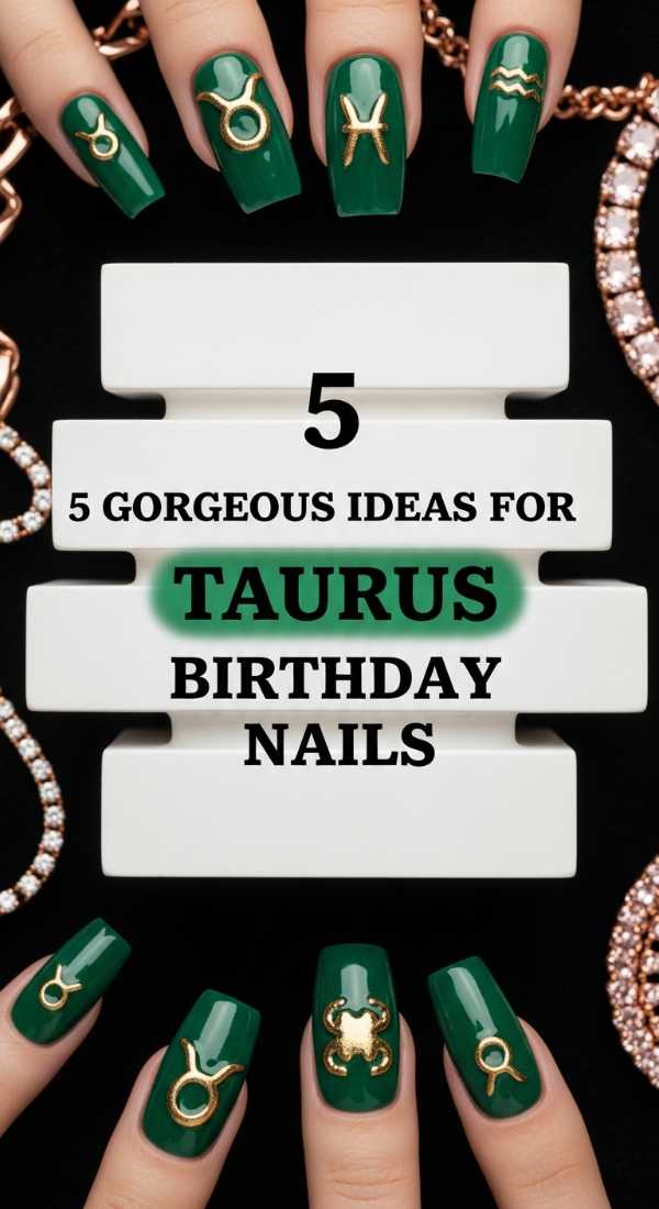 Class of 2026: 10 Nail Trends to Rock from Graduation to Summer Break 5 Gorgeous Ideas For Taurus Birthday Nails 6a0597d9112e3