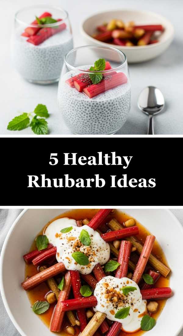 5 Healthy Rhubarb Recipes For Guilt Free Treats 6a0df30437e52