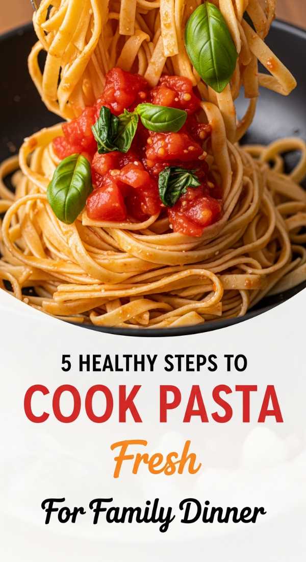 5 Healthy Steps To Cook Pasta For Family Dinner 6a045a9b1a532