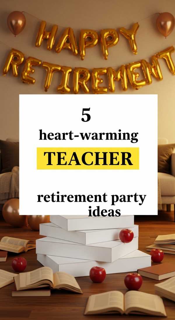 5 Heart Warming Teacher Retirement Party Ideas 6a0def0b58f2d