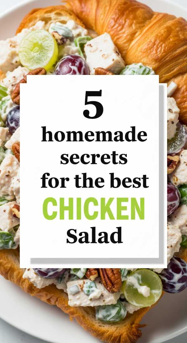 Sizzling Flavors: Your Ultimate Guide to Summer Cooking 5 Homemade Secrets For The Best Chicken Salad 6a070cd54e382