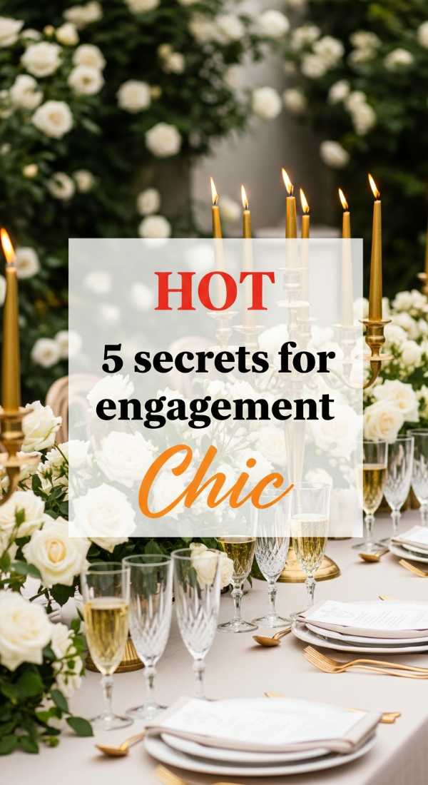 5 Hot Secrets For Engagement Party Decor 6a0db3caba2bf