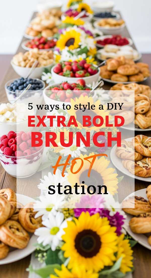 5 Hot Ways To Style A Diy Brunch Station 6a002e3c73419