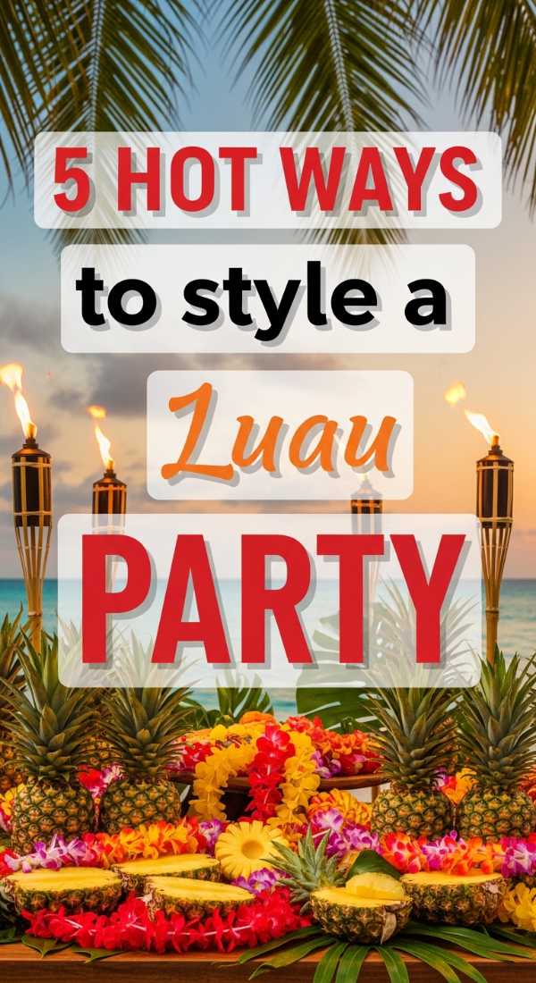5 Hot Ways To Style A Luau Party 69f86c5c070a9