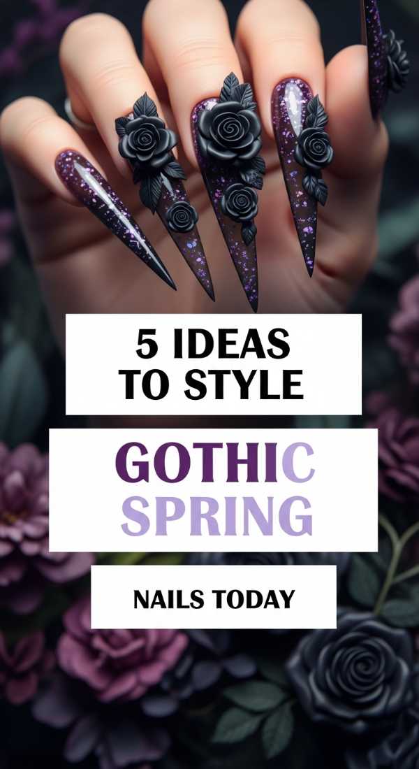 5 Ideas To Style Gothic Spring Nails Today 6a0331393b9e7