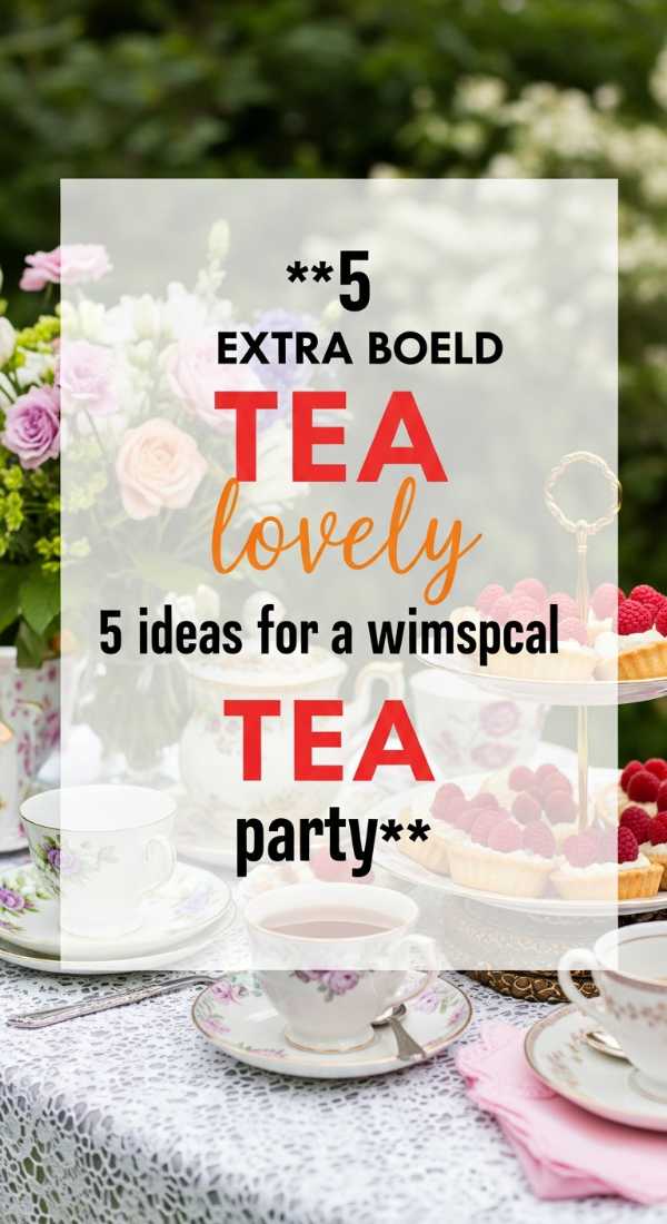 Stress-Free Soirées: Your Master Class in Party Styling 5 Lovely Ideas For A Whimsical Tea Party 6a0db3cef4143