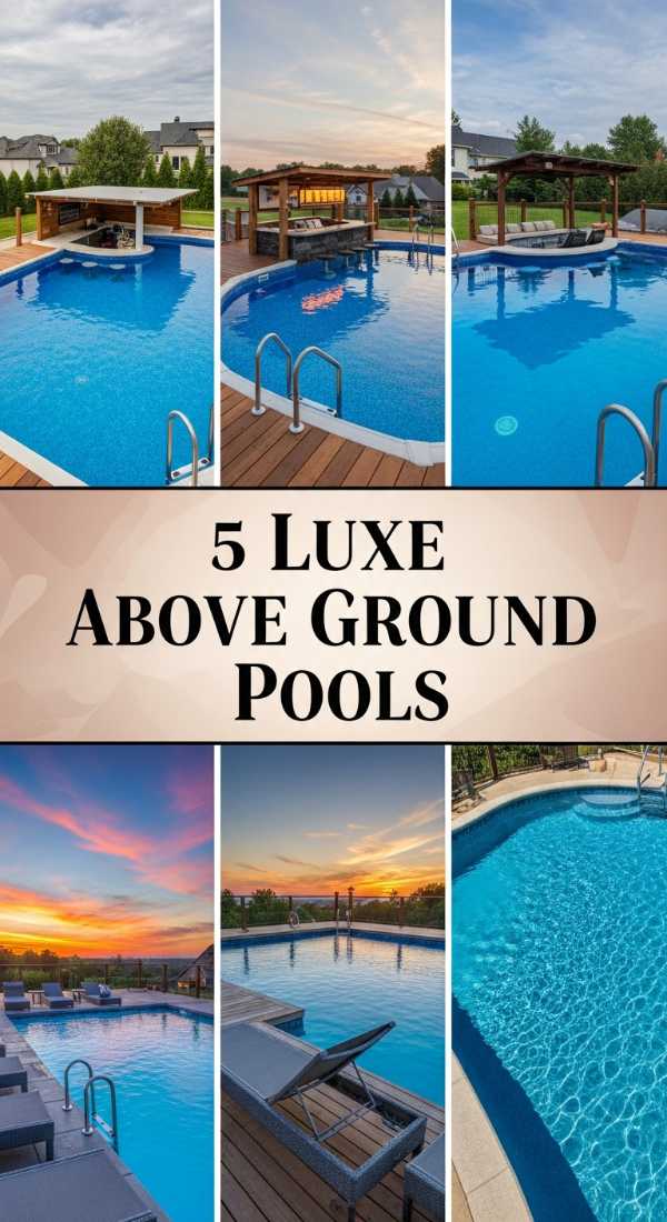 5 Luxe Above Ground Pools 6a04bc694d36e