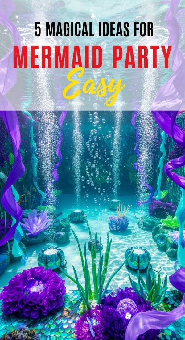 5 Magical Mermaid Pool Party Ideas For Kids 6a0dbf94bb013