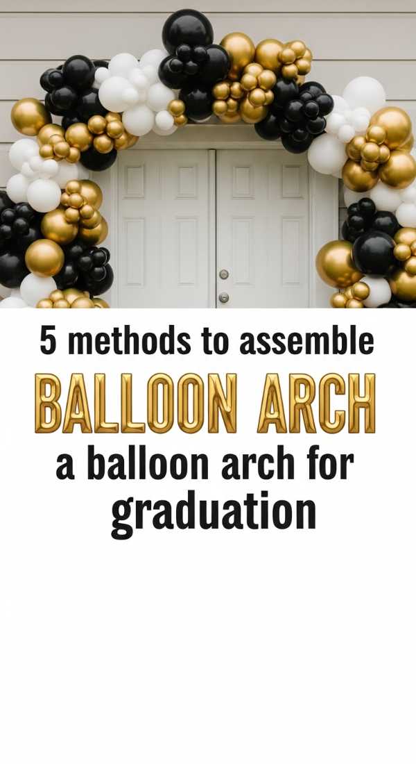 5 Methods To Assemble A Balloon Arch For Graduation 69f8715e664ac