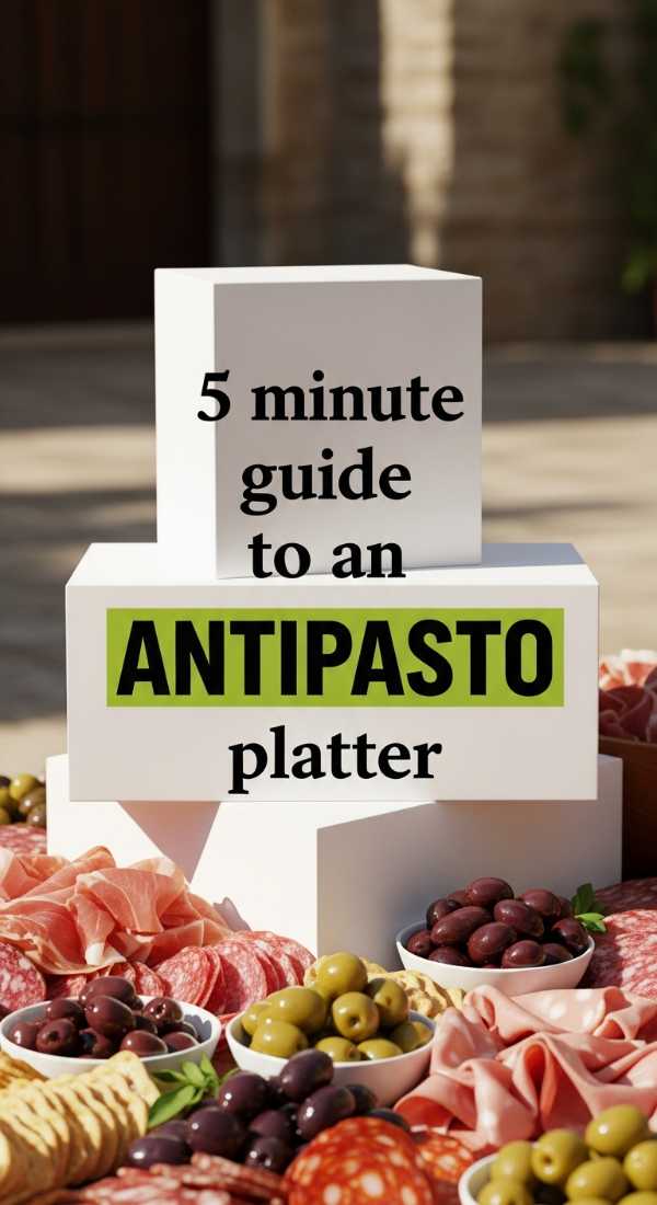 5 Minute Guide To An Antipasto Platter 69f7277b5e892