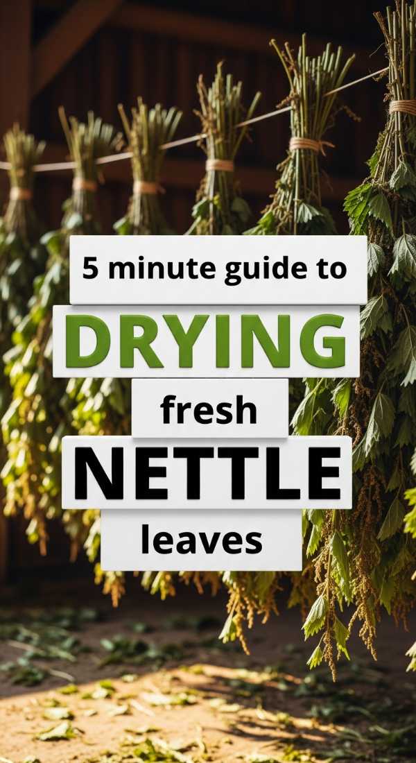 5 Minute Guide To Drying Fresh Nettle Leaves 69f47b4dcdc7d