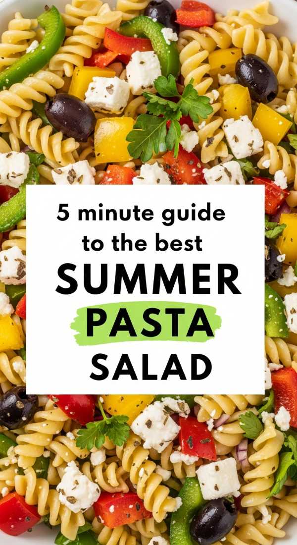 5 Minute Guide To The Best Summer Pasta Salad 6a04226200944