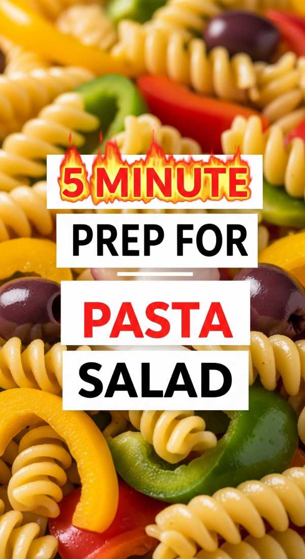 5 Minute Prep For Pasta Salad 6a1097a5747c7