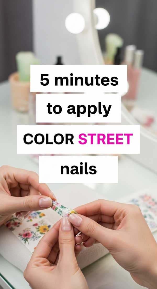 5 Minutes To Apply Color Street Nails 6a0f0b8365f8c