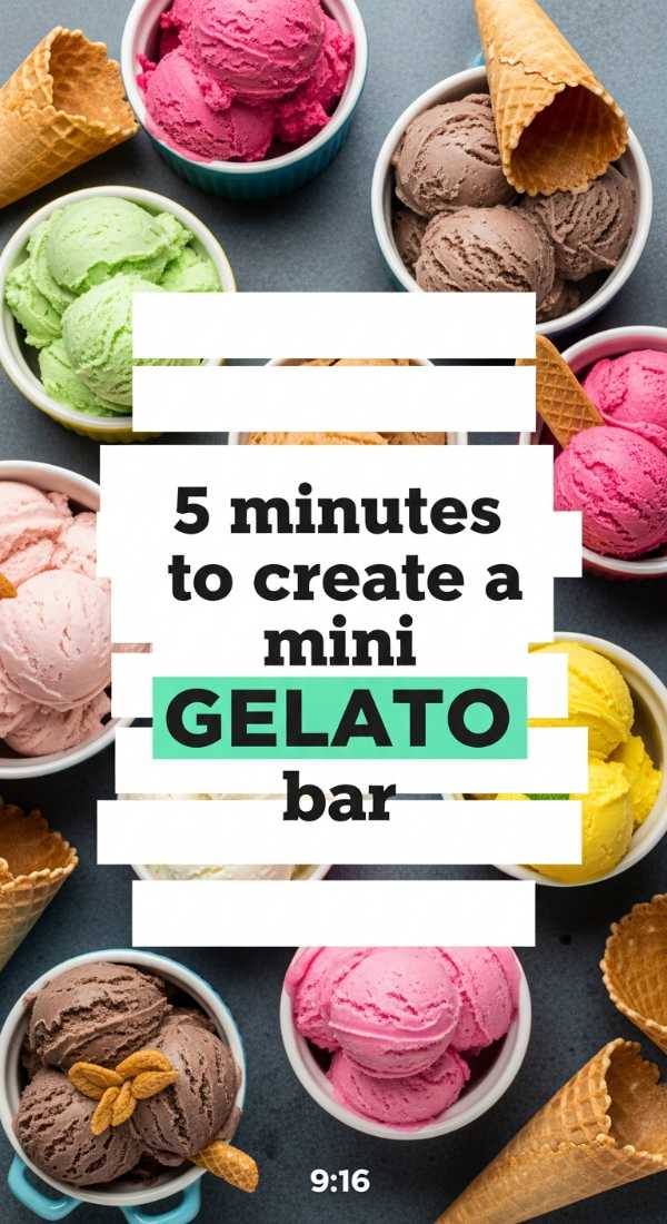 5 Minutes To Create A Mini Gelato Bar 69fb140cd5638