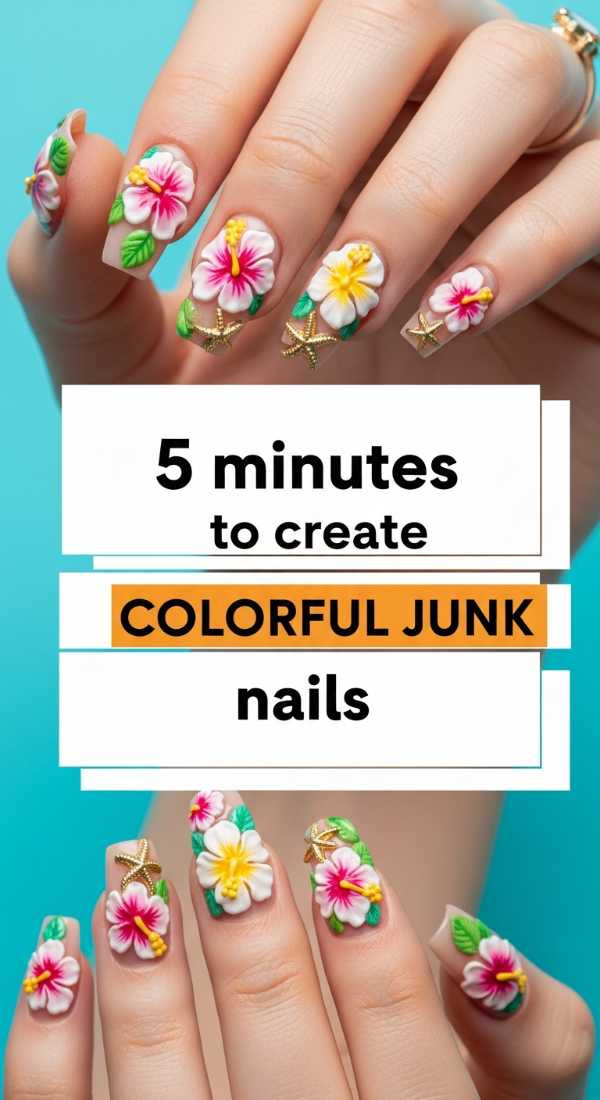 More is More: The Ultimate Guide to Maximalist Junk Nails 5 Minutes To Create Colorful Junk Nails 6a0f112b84e64