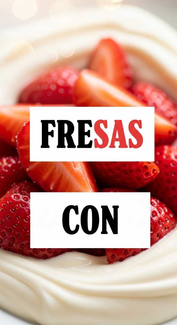 5 Minutes To Make Authentic Fresas Con Crema 6a06c92410a2e