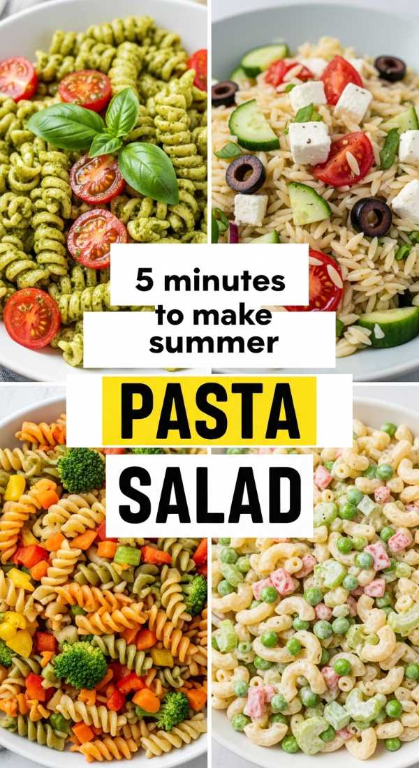 5 Minutes To Make Summer Pasta Salad 6a06bc5d1dbad