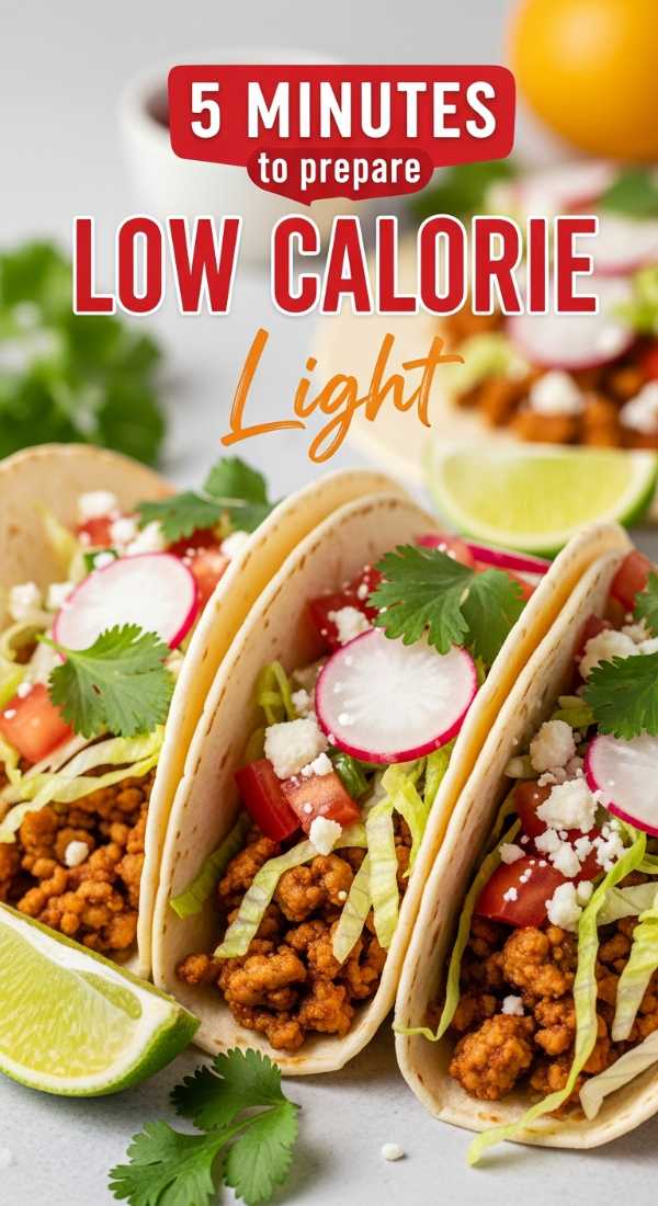 5 Minutes To Prepare Low Calorie Tacos 6a044ae710851