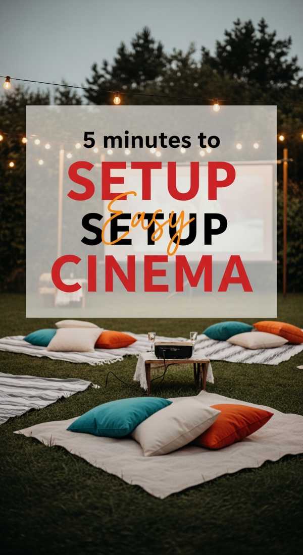 5 Minutes To Setup Your Outdoor Cinema 69f86e0f8efb6