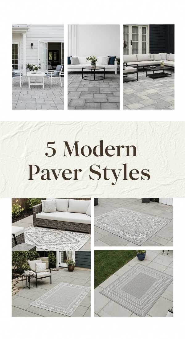 5 Modern Paver Patio Styles 6a04b3a2c547d