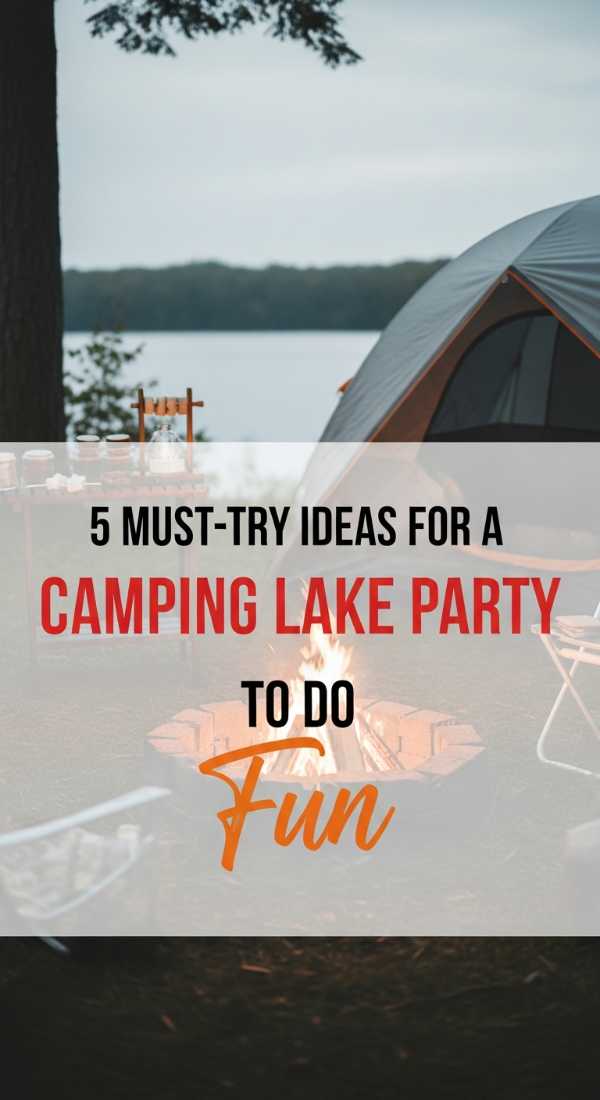 5 Must Try Ideas For A Camping Lake Birthday Party 6a157b00cc9c2