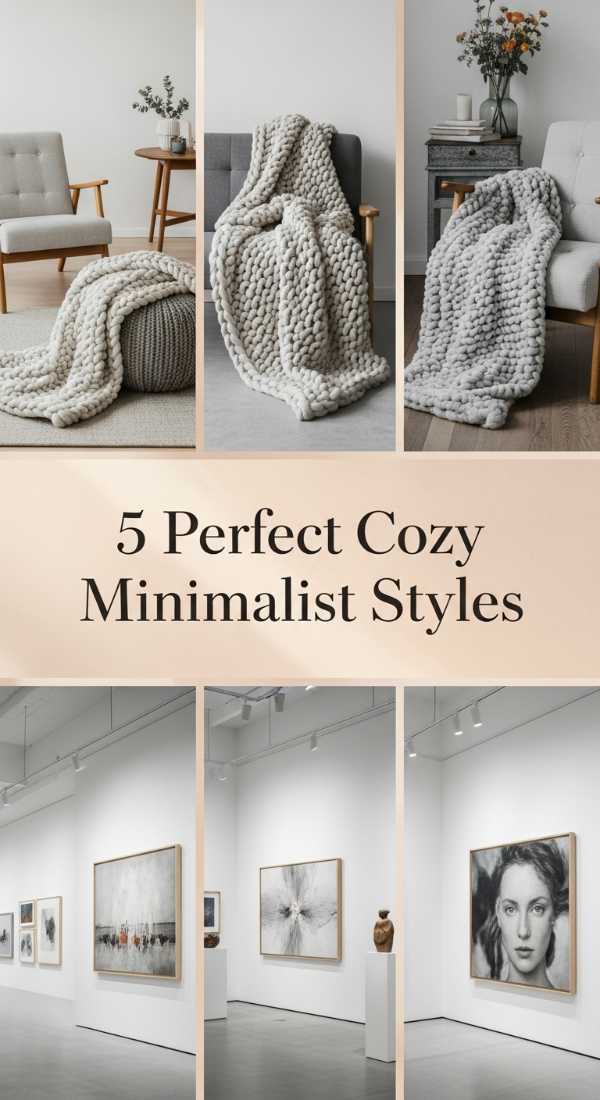 5 Perfect Cozy Minimalist Styles 6a0ea91799955