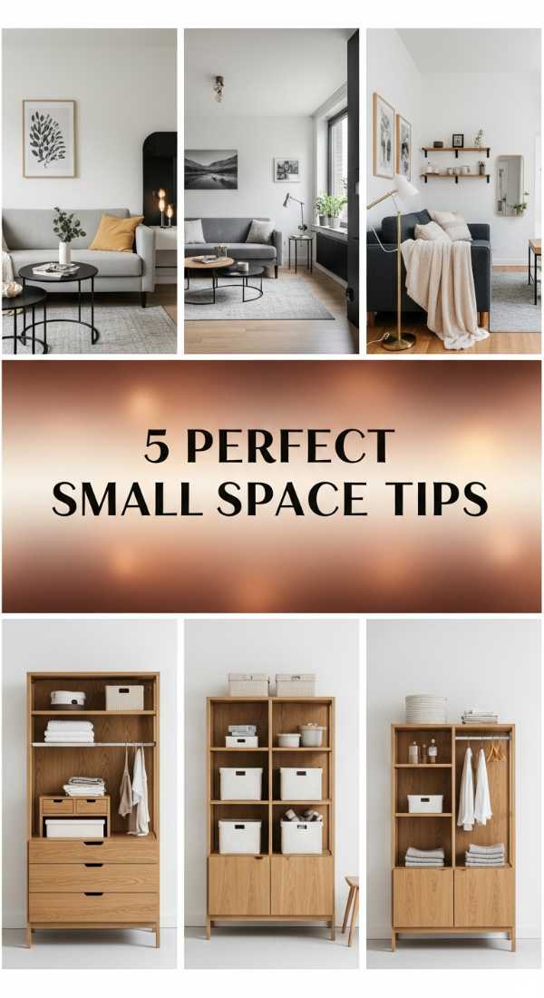 5 Perfect Small Space Tips 6a0e9ef5ea4ab