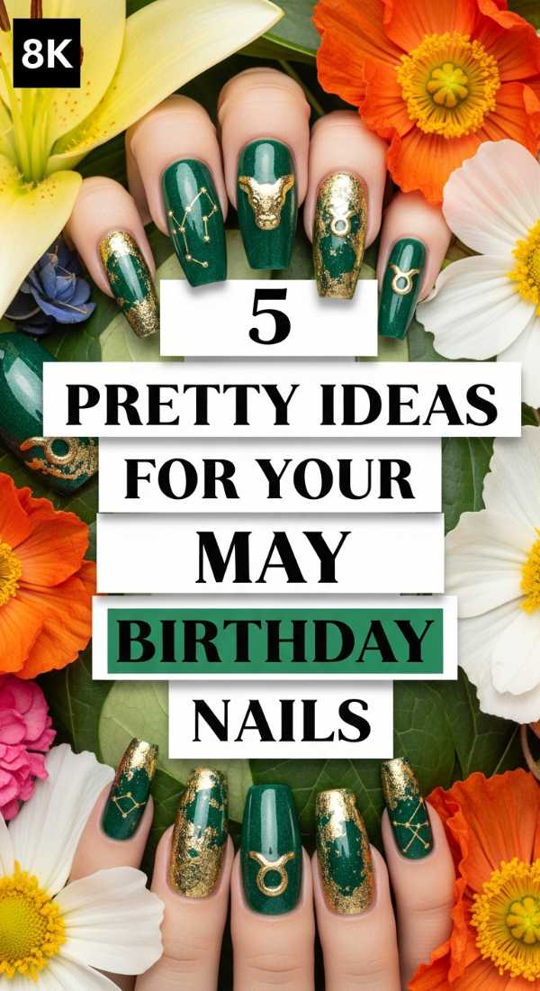 5 Pretty Ideas For Your May Birthday Nails 6a059b4c1aa98