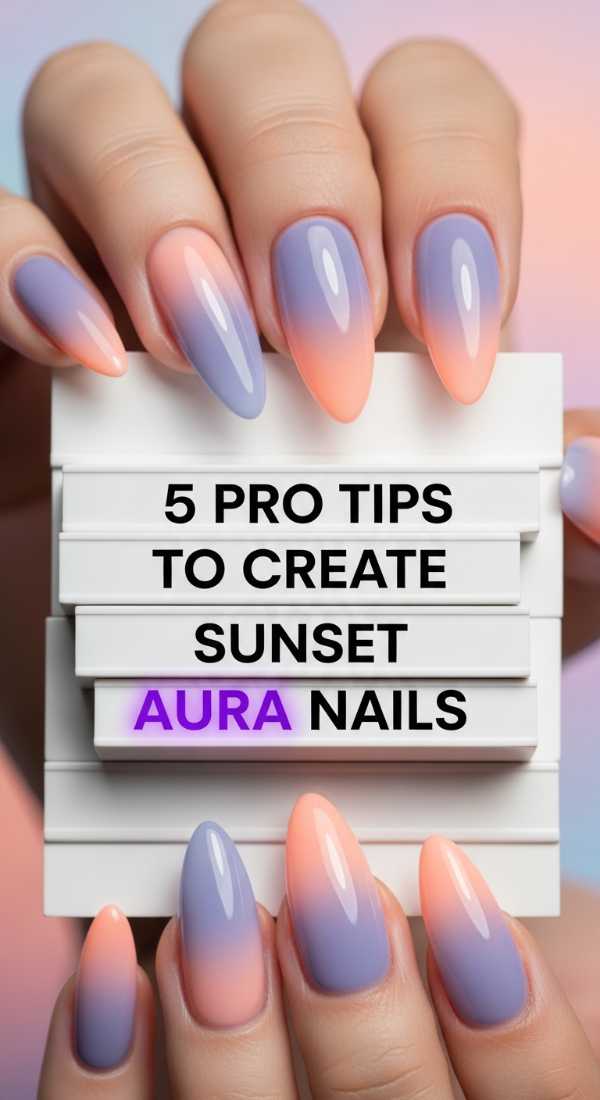The Ultimate 2026 Nail Guide: Styles You’ll Be Obsessed With 5 Pro Tips To Create Sunset Aura Nails 6a05a3f9daaab