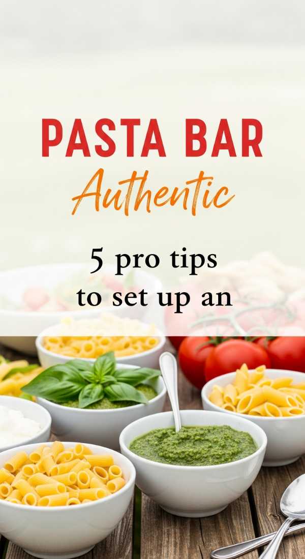 5 Pro Tips To Set Up An Authentic Pasta Bar 69f86c66c3599