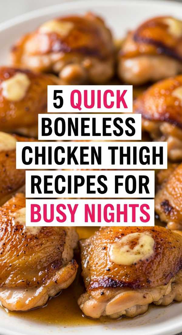 The Ultimate Guide to Gourmet Chicken Hacks That Will Impress Your Guests 5 Quick Boneless Chicken Thigh Recipes For Busy Nights 6a14297a7709d