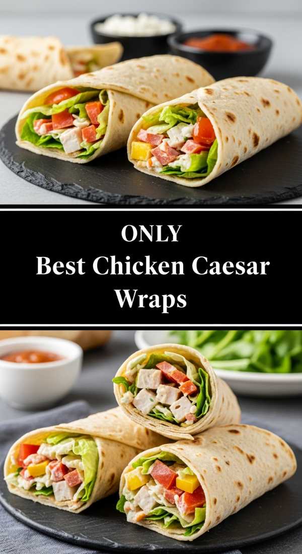 5 Quick Chicken Caesar Wraps Step By Step Guide 6a0314737a857