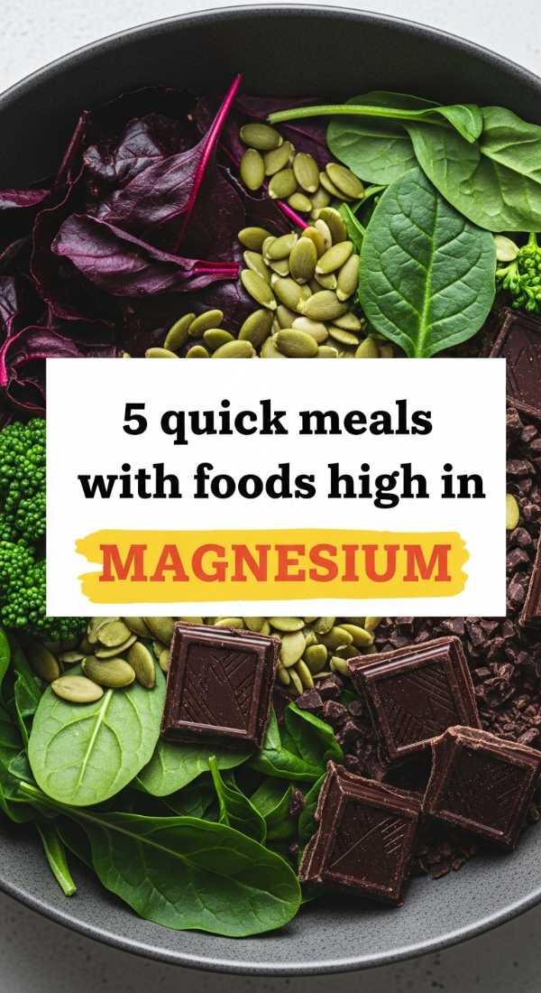 5 Quick Meals With Foods High In Magnesium 69f59f7926c72