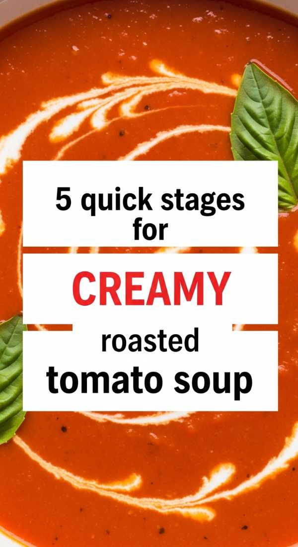 5 Quick Stages For Creamy Roasted Tomato Soup 6a142b6de894a