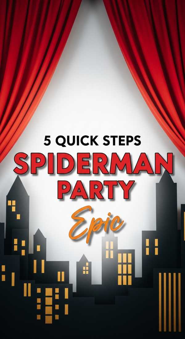 5 Quick Steps For Epic Spiderman Birthday Party Decorations 6a056fa56a255