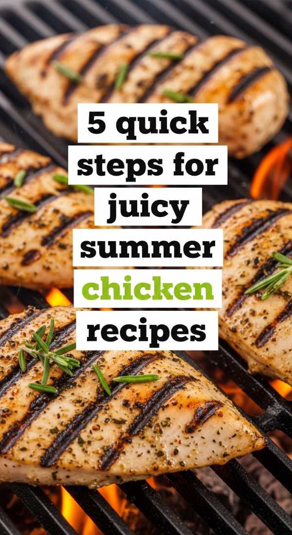 5 Quick Steps For Juicy Summer Chicken Recipes 6a041bf6d04c1
