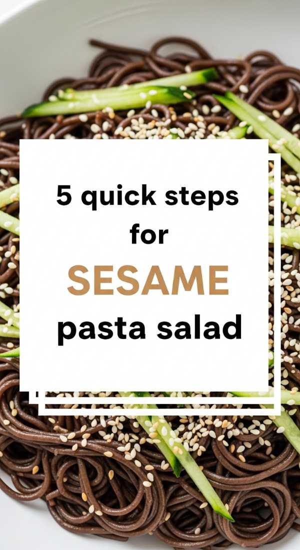 5 Quick Steps For Sesame Pasta Salad 6a14421cf364f