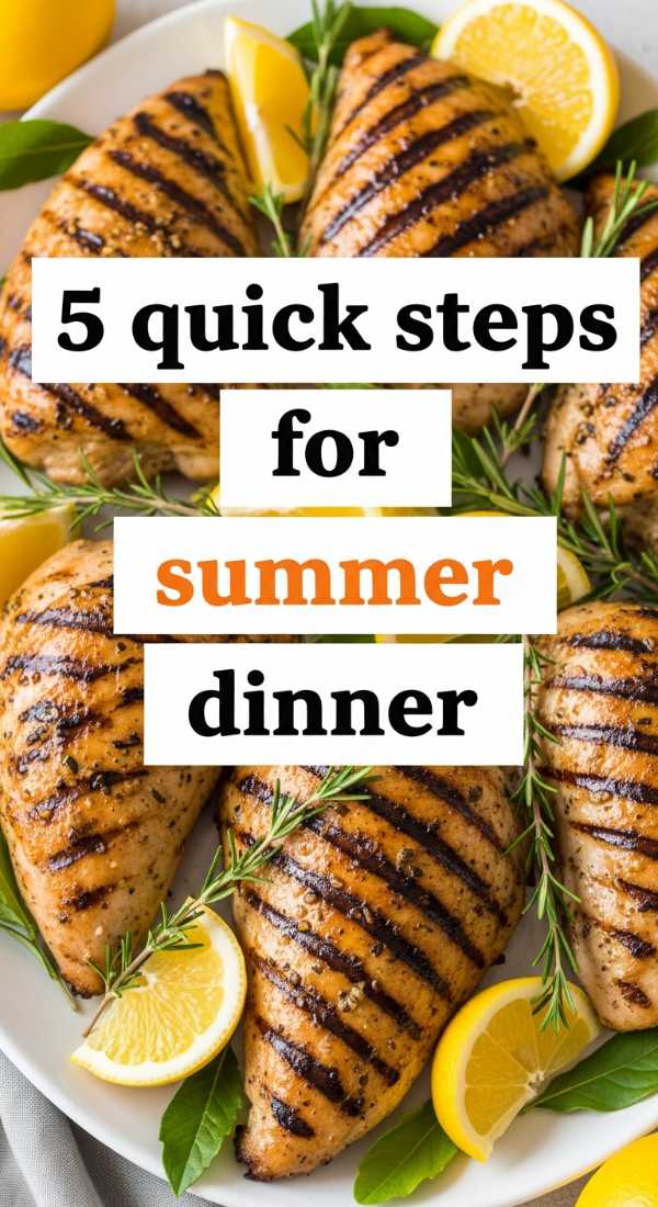 5 Quick Steps For Summer Dinner 6a070cf525794