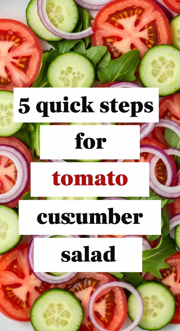 Beat the Heat: The Only Summer Cooking Guide You'll Ever Need 5 Quick Steps For Tomato Cucumber Salad 6a070b6d41531