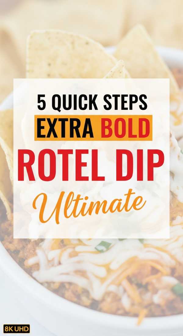 5 Quick Steps To Prepare Ultimate Rotel Dip Recipe 6a045a8ab2be9