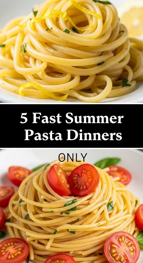 5 Quick Summer Pasta Recipes 30 Minute Meals 6a0447db13b51