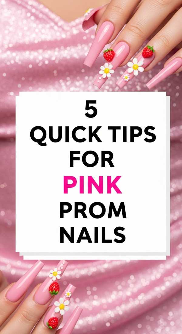 5 Quick Tips For Pink Prom Nails 69ff596604065