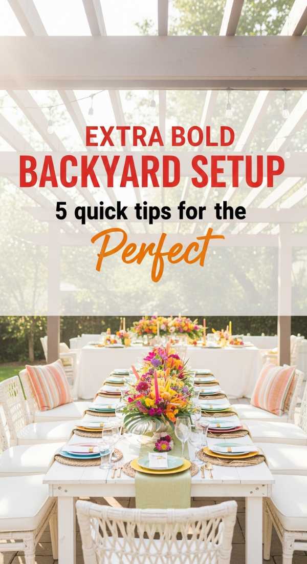 5 Quick Tips For The Perfect Backyard Party Setup 6a0213c691ffd