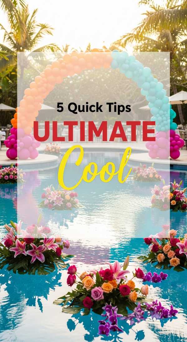 Al Fresco Magic: Unforgettable Ideas for Your Next Outdoor Bash 5 Quick Tips For The Ultimate Pool Party Decor 6a0031c965dcc