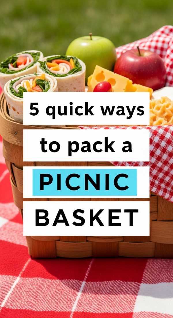5 Quick Ways To Pack A Picnic Basket 69f4475377f04