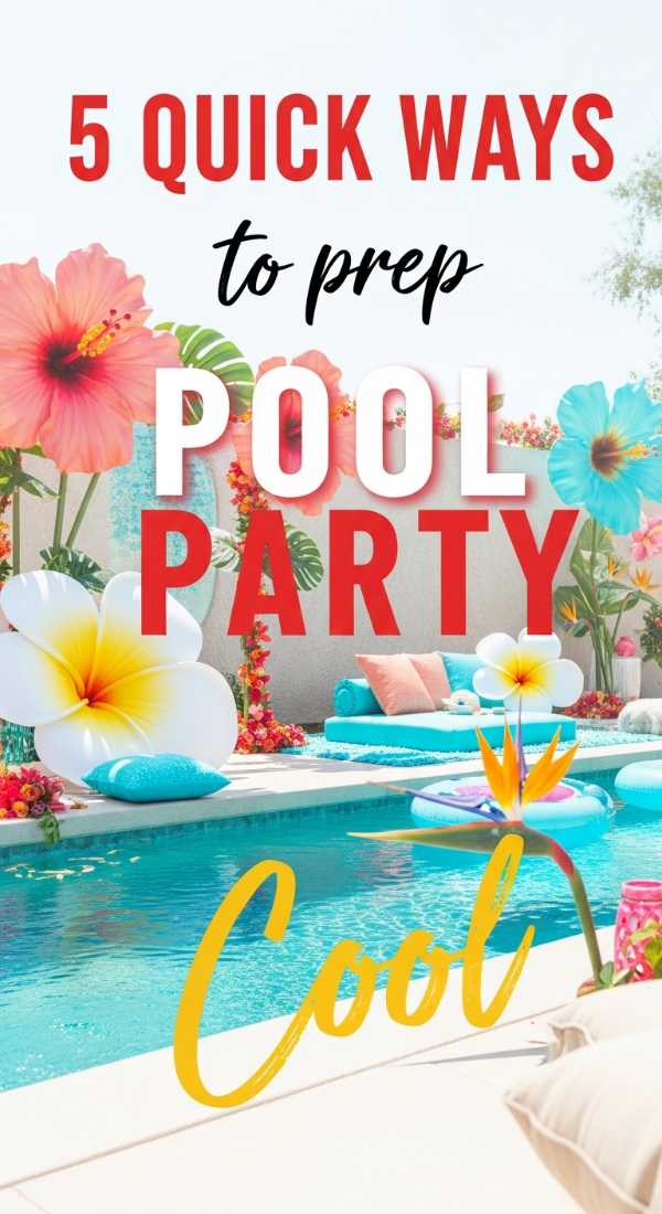 The Art of the Party: How to Master Celebration Decor Every Time 5 Quick Ways To Prep Pool Party Decor 6a056f9f2889b